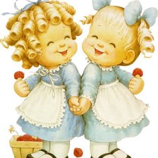 Схема вышивки «Двойняшки»