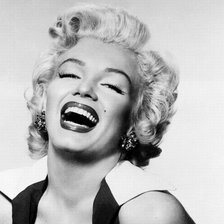 Схема вышивки «Мерлин Монро»