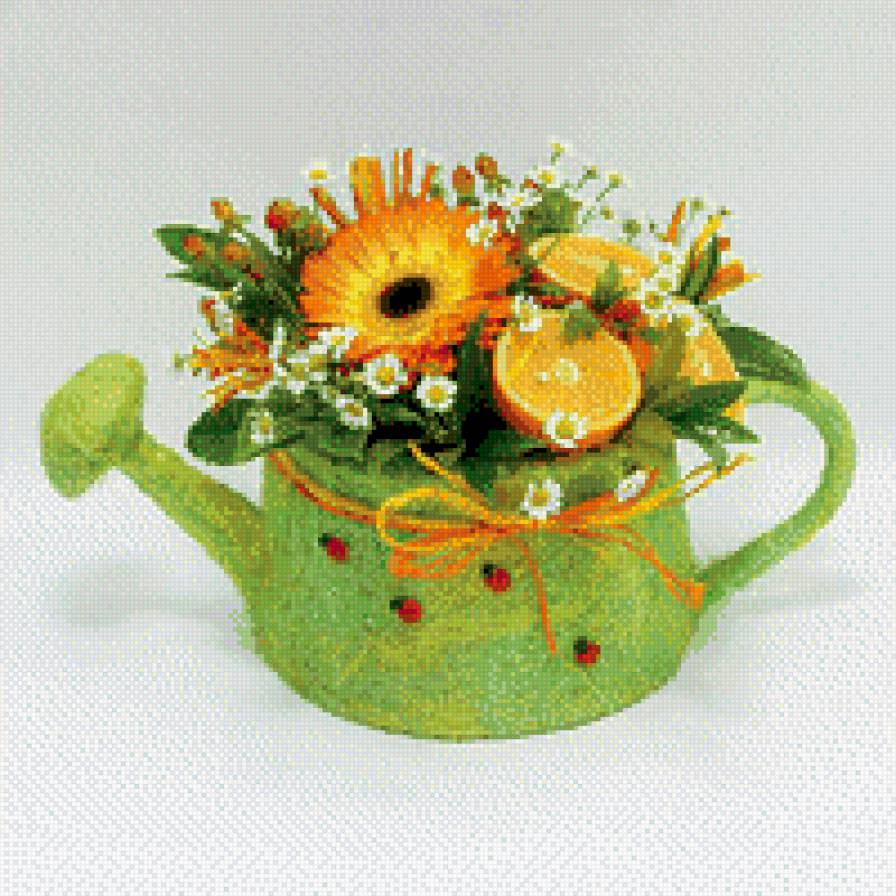 композиция из цветов - для кухни - предпросмотр