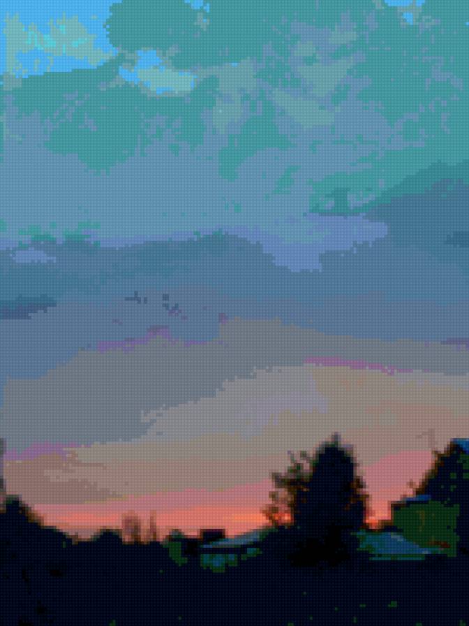 Вид из окна. - природа - предпросмотр