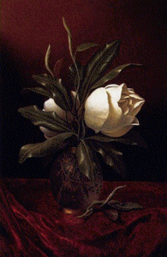 Художник MARTIN JOHNSON HEADE - цветы, букет - предпросмотр