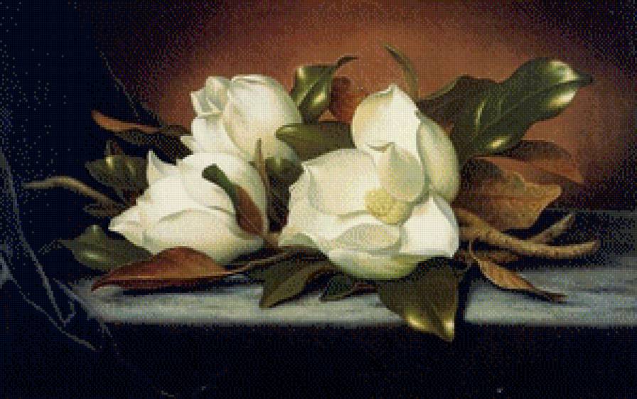 Художник MARTIN JOHNSON HEADE - цветы, букет - предпросмотр