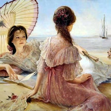 Схема вышивки «подруги»