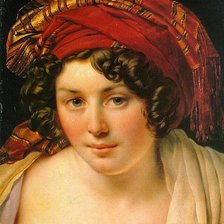 Схема вышивки «Анн-Луи Жироде - Девушка в тюрбане»