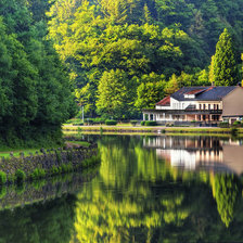Схема вышивки «домик»