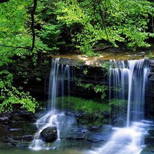 Схема вышивки «Водопад 1»