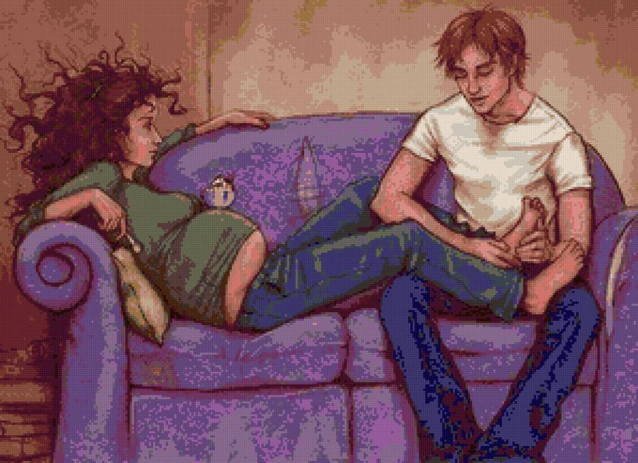 Семья - люди, парень, пара, девушка, дом, любовь - предпросмотр