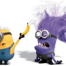 Схема вышивки «Миньоны»