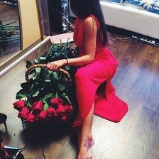 Схема вышивки «девушка»