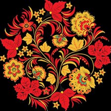 Схема вышивки «роспись»