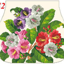 Схема вышивки «сумочка под бисер»