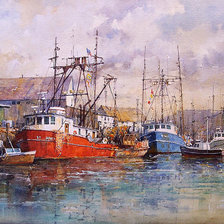 Схема вышивки «Ian Ramsay - Залив»