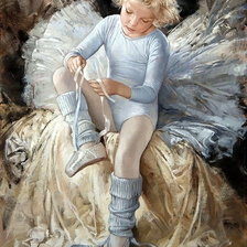 Схема вышивки «Почти ангел»