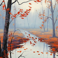 Схема вышивки «осень»