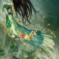 Схема вышивки «фея1»