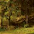 Предпросмотр схемы вышивки «Сосны у воды» (№889120)