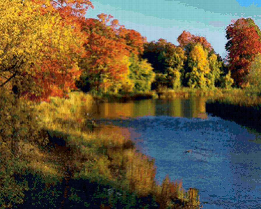 осень в Абрамцево - природа. пейзаж. вода - предпросмотр