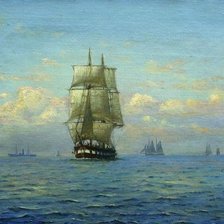 Схема вышивки «Морской пейзаж»