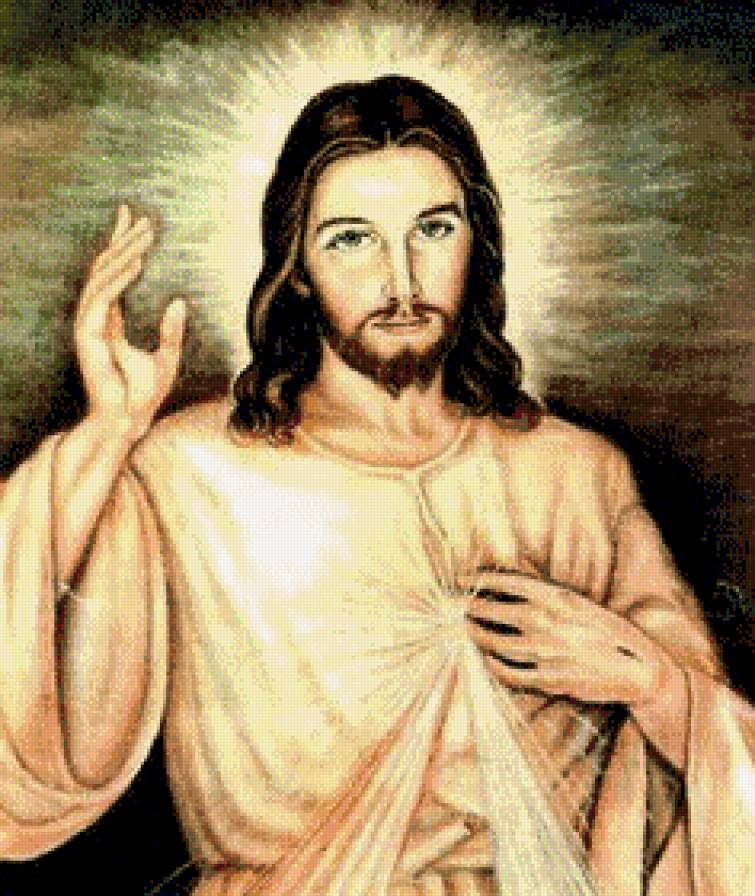 Jesus misericordia sepia - religioso - предпросмотр