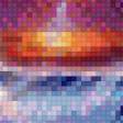 Предпросмотр схемы вышивки «Закат» (№889286)