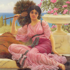 Схема вышивки «John William Godward (1861-1922) - Flabellifera 1905»