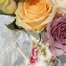 Схема вышивки «цветы»