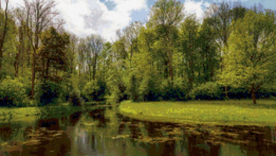 летний пейзаж - пейзаж. природа. весна, вода - предпросмотр