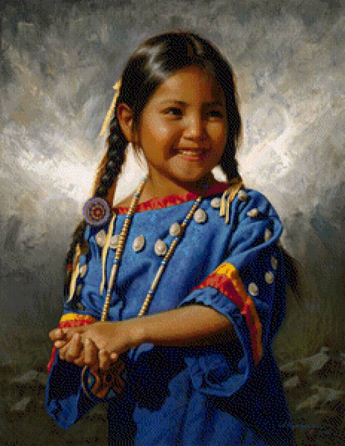 Karen Noles - Индианско момиче - предпросмотр