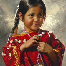 Karen Noles - Индианско момиче