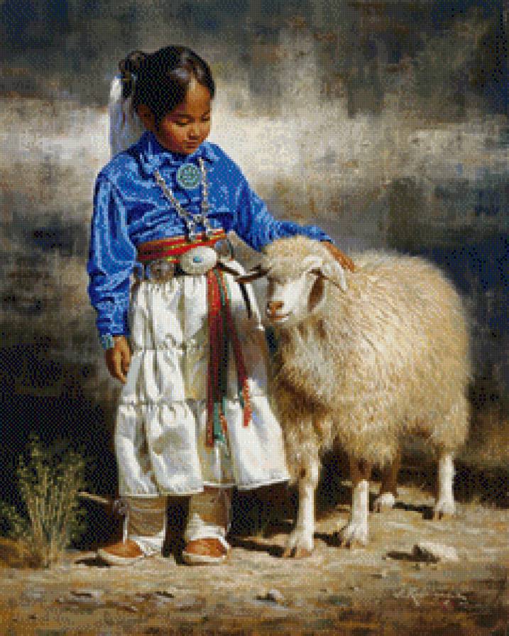 Karen Noles - Индианско момиче - предпросмотр