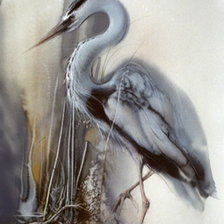 Схема вышивки «Lee Bogle - Heron II»