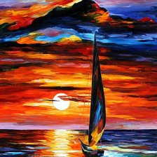 Схема вышивки «żaglówka»