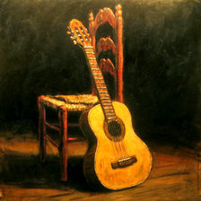 Схема вышивки «гитара»