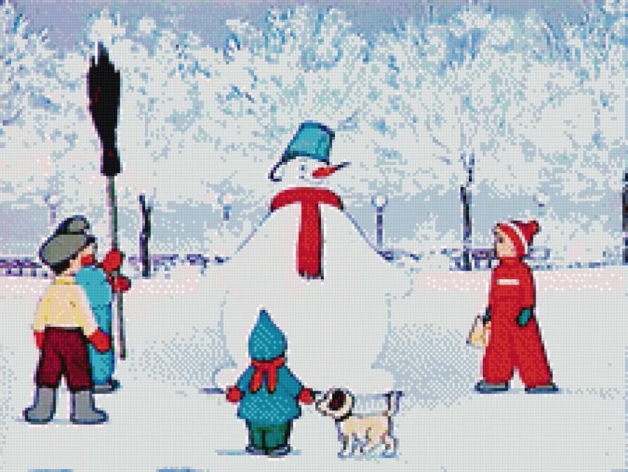 Снеговик-почтовик - мультфильм - предпросмотр