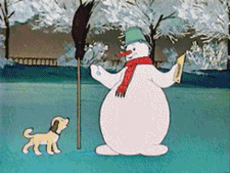 Снеговик-почтовик - мультфильм - предпросмотр