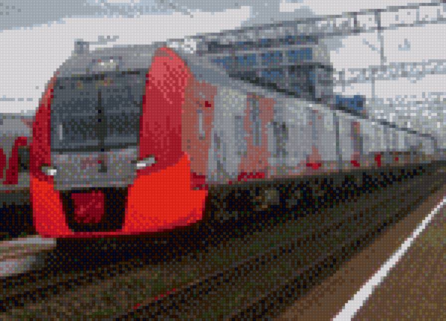 Электропоезд - предпросмотр