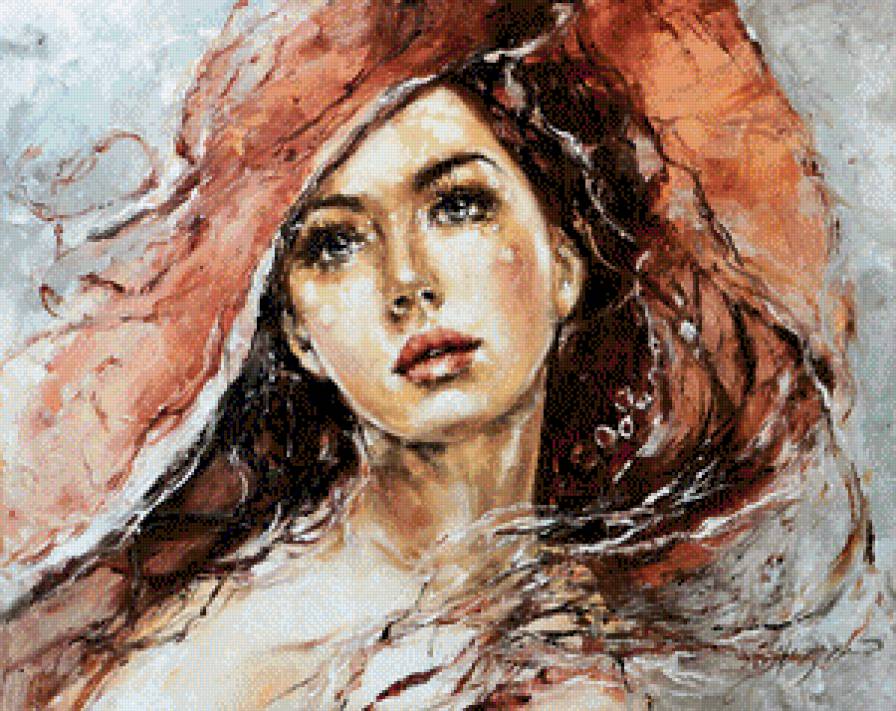 Образ девушки - шляпа, люди, женщина, девушка - предпросмотр