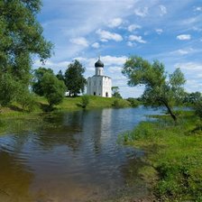 Схема вышивки «летний пейзаж»