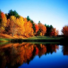 Схема вышивки «Золотая осень»