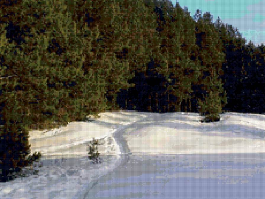 зимний лес - природа. зима, пейзаж - предпросмотр