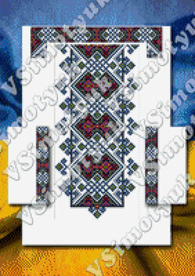 Букет маків - чоловіча сорочка - предпросмотр