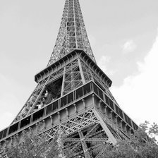 Схема вышивки «Эйфелева башня.»