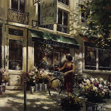 Схема вышивки «городской пейзаж»