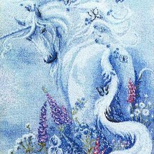 Схема вышивки «Лунный конь»