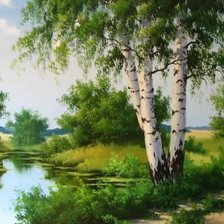 Схема вышивки «летний полдень»