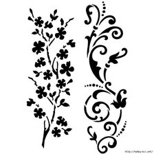 Схема вышивки «Куст I»