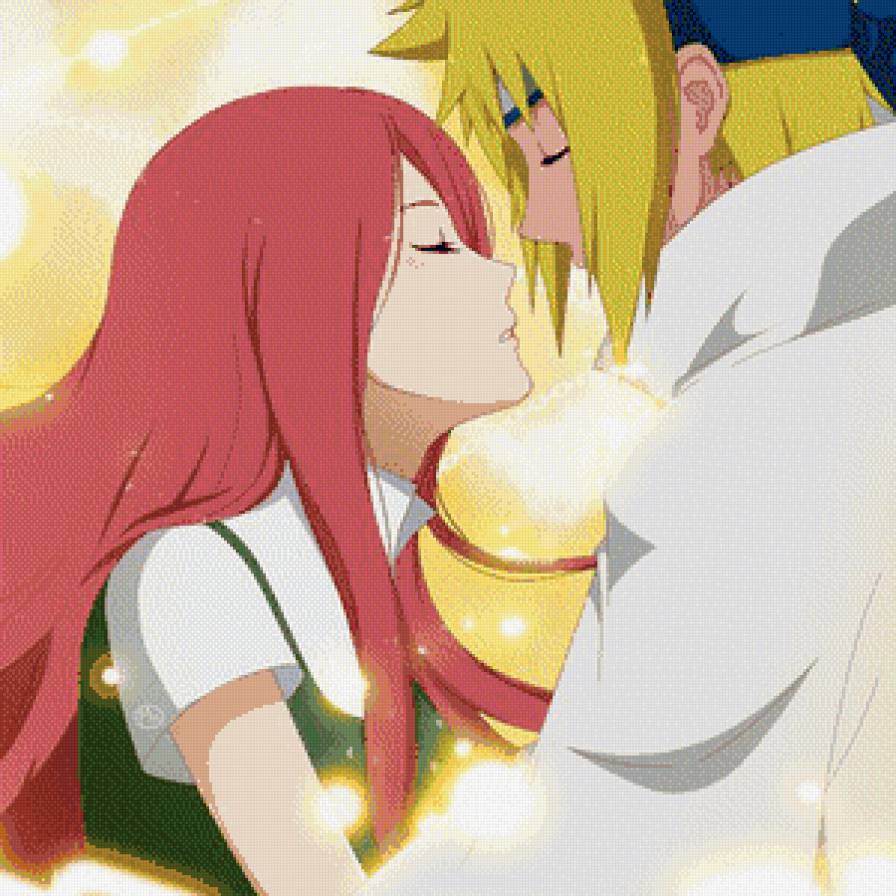 Минато и кушина - разное, аниме - предпросмотр