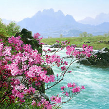 Схема вышивки «весна»