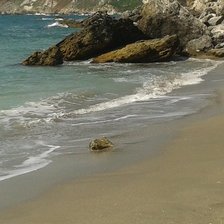 Схема вышивки «море в Болгарии»