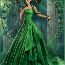 Схема вышивки «Семь грехов. Зависть»